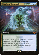 Body of Research (Extended Art) (STX-336) [Strixhaven: School of Mages] Foil