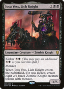 Josu Vess, Lich Knight (DOM-095) [Dominaria] Foil