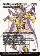 The Emperor, Hell Tyrant - Yawgmoth, Thran Physician (Showcase) (FCA-011) (Borderless) [FINAL FANTASY: Through the Ages] Foil