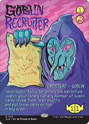 Goblin Recruiter (SLD-1313) (Borderless) [Secret Lair Drop]