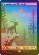 Snow-Covered Mountain (1476) (Rainbow Foil) (SLD-1476★) [Secret Lair Drop] Foil