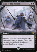 Drag to the Bottom (Extended Art) (DMU-401) [Dominaria United] Foil