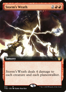 Storm's Wrath (Extended Art) (THB-322) [Theros Beyond Death] Foil