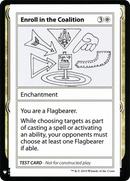 Enroll in the Coalition (CMB1-004) [Mystery Booster Playtest Cards 2019]