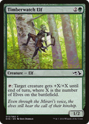 Timberwatch Elf (DD3-013) [Duel Decks Anthology: Elves vs. Goblins] Foil