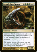 Autochthon Wurm (RAV-191) [Ravnica: City of Guilds] Foil