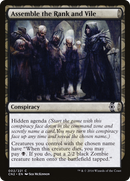 Assemble the Rank and Vile (CN2-002) [Conspiracy: Take the Crown] Foil