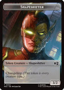 Shapeshifter (002) // Villain (009) Double-Sided Token (MSC-2 // 9) [Commander: Marvel Super Heroes]