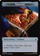 Treasure (022) // Bird (005) Double-Sided Token (MSC-22 // 5) [Commander: Marvel Super Heroes]