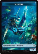 Merfolk // Doombot Double-Sided Token (MSH-006/018) [Marvel Super Heroes] Foil