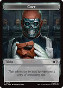 Copy (017) // Wall (019) Double-Sided Token (Surge Foil) (MSC-17 // 19) [Commander: Marvel Super Heroes] Foil