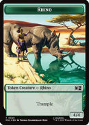 Rhino (029) // Beast (027) Double-Sided Token (Surge Foil) (MSC-29 // 27) [Commander: Marvel Super Heroes] Foil