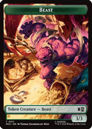 Beast // Vibranium Double-Sided Token (MSC-11 // 15) [Commander: Marvel Super Heroes] Foil