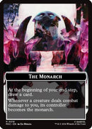 The Monarch (016) // Vibranium (031) Double-Sided Token (Surge Foil) (MSC-16 // 31) [Commander: Marvel Super Heroes] Foil