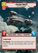 Razor Crest - Outfitted Armament (Hyperspace Foil) (674) - Ashes of the Empire Foil