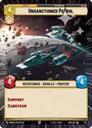 Unsanctioned Patrol (Hyperspace Foil) (724) - Ashes of the Empire Foil