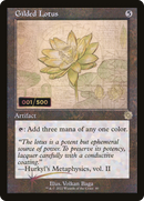 Gilded Lotus (Schematic) (Serial Numbered) (BRR-080) [The Brothers' War Retro Artifacts] Foil