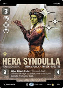 Hera Syndulla - Renegade General (Prestige Foil) (834) - Ashes of the Empire Foil