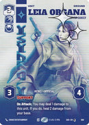 Leia Organa - Vigilant for Danger (Prestige Foil) (866) - Ashes of the Empire Foil