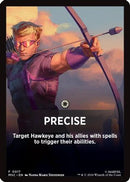 Precise Theme Card (MSC-017) [Commander: Marvel Super Heroes]