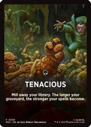 Tenacious Theme Card (MSC-056) [Commander: Marvel Super Heroes]