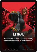 Lethal Theme Card (MSC-034) [Commander: Marvel Super Heroes]