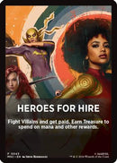 Heroes For Hire Theme Card (MSC-043) [Commander: Marvel Super Heroes]