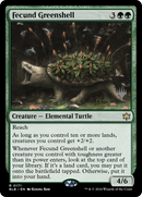 Fecund Greenshell (PPBLB-171) [Promo Pack: Bloomburrow Promos] Foil