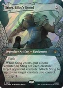 Sting, Bilbo's Sword (Showcase) (Surge Foil) (HOB-273) [The Hobbit] Foil