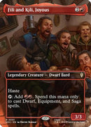 Fili and Kili, Joyous (Borderless) (HOC-001) [The Hobbit: Eternal-Legal] Foil