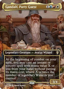 Gandalf, Party Guest (Borderless) (HOC-002) [The Hobbit: Eternal-Legal] Foil