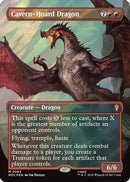 Cavern-Hoard Dragon (Borderless) (Surge Foil) (HOC-063) [The Hobbit: Eternal-Legal] Foil