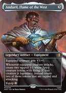 Anduril, Flame of the West (Borderless) (HOC-039) [The Hobbit: Eternal-Legal] Foil
