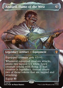 Anduril, Flame of the West (Borderless) (Surge Foil) (HOC-079) [The Hobbit: Eternal-Legal] Foil
