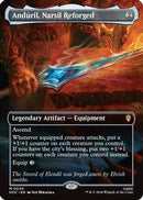 Anduril, Narsil Reforged (Borderless) (HOC-040) [The Hobbit: Eternal-Legal] Foil