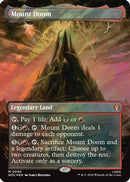 Mount Doom (Borderless) (Surge Foil) (HOC-090) [The Hobbit: Eternal-Legal] Foil