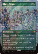 Elven Chorus (Borderless) (Surge Foil) (HOC-066) [The Hobbit: Eternal-Legal] Foil