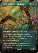 Arwen, Weaver of Hope (Borderless) (Surge Foil) (HOC-064) [The Hobbit: Eternal-Legal] Foil