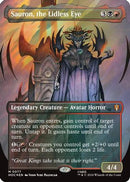 Sauron, the Lidless Eye (Borderless) (Surge Foil) (HOC-077) [The Hobbit: Eternal-Legal]