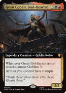 Great Goblin, Foul-Hearted (Extended Art) (HOC-105) [The Hobbit: Eternal-Legal] Foil