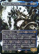 Malcator, Purity Overseer (Showcase) (Step-and-Compleat Foil) (ONE-468) (Borderless) [Phyrexia: All Will Be One] Foil