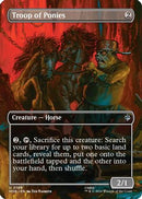 Troop of Ponies (Borderless) (HOB-199) [The Hobbit] Foil