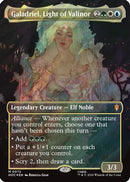 Galadriel, Light of Valinor (Borderless) (Surge Foil) (HOC-072) [The Hobbit: Eternal-Legal] Foil