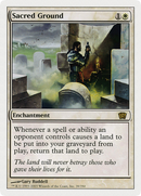 Sacred Ground (8ED-039) [8th Edition] Foil