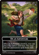 On an Adventure // Enduring Story Double Sided Token (HOB-15 // 14) [The Hobbit]