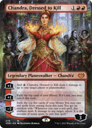 Chandra, Dressed to Kill (Borderless) (VOW-279) (Borderless) [Innistrad: Crimson Vow] Foil
