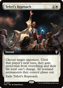 Teferi's Reproach (Extended Art) (FRC-091) [Commander: Reality Fracture]