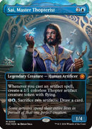 Sai, Master Thopterist (Borderless) (FDC-005) [Commander: Foundations] Foil