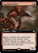 Capricious Sliver (Extended Art) (CMM-765) [Commander Masters]