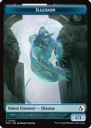 Illusion // Jace Double-Sided Token (FRA-4 // 5) [Reality Fracture] Foil